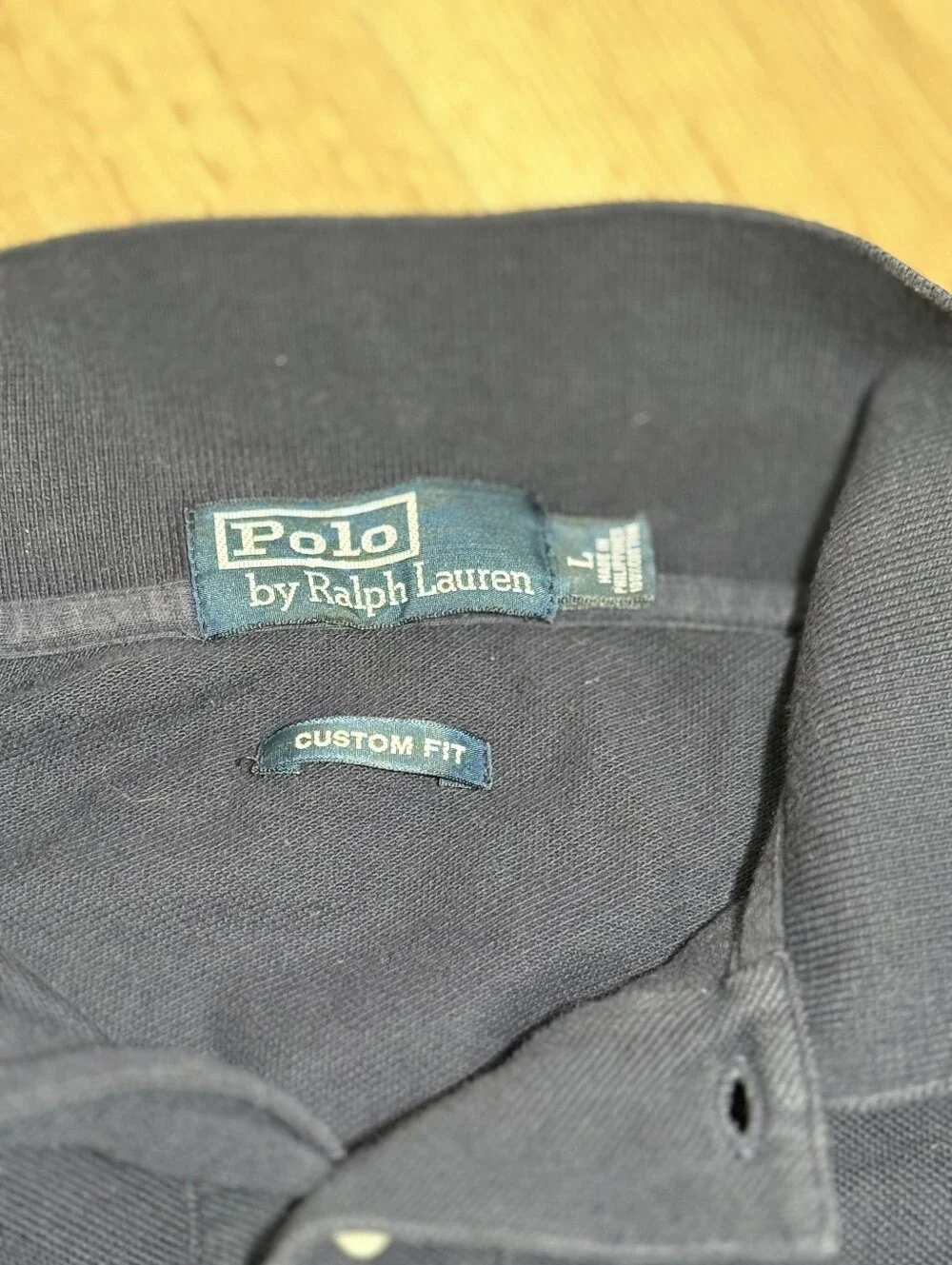 Ralph Lauren Navy Polo with Red Pony Logo